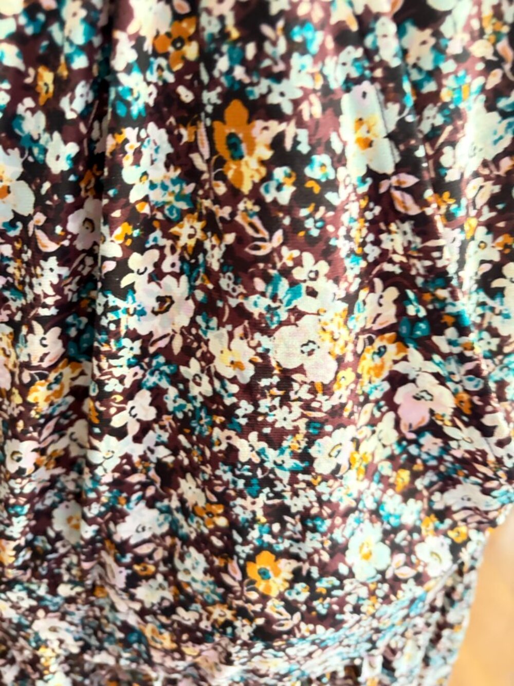 Torrid Knit Surplice Tiered Floral Dress Size XXL 18-20 NWT - Picture 7 of 8